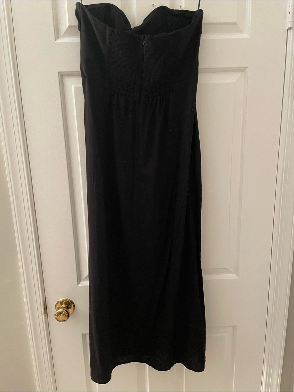 Park & Fifth Black Strapless Maxi Dress